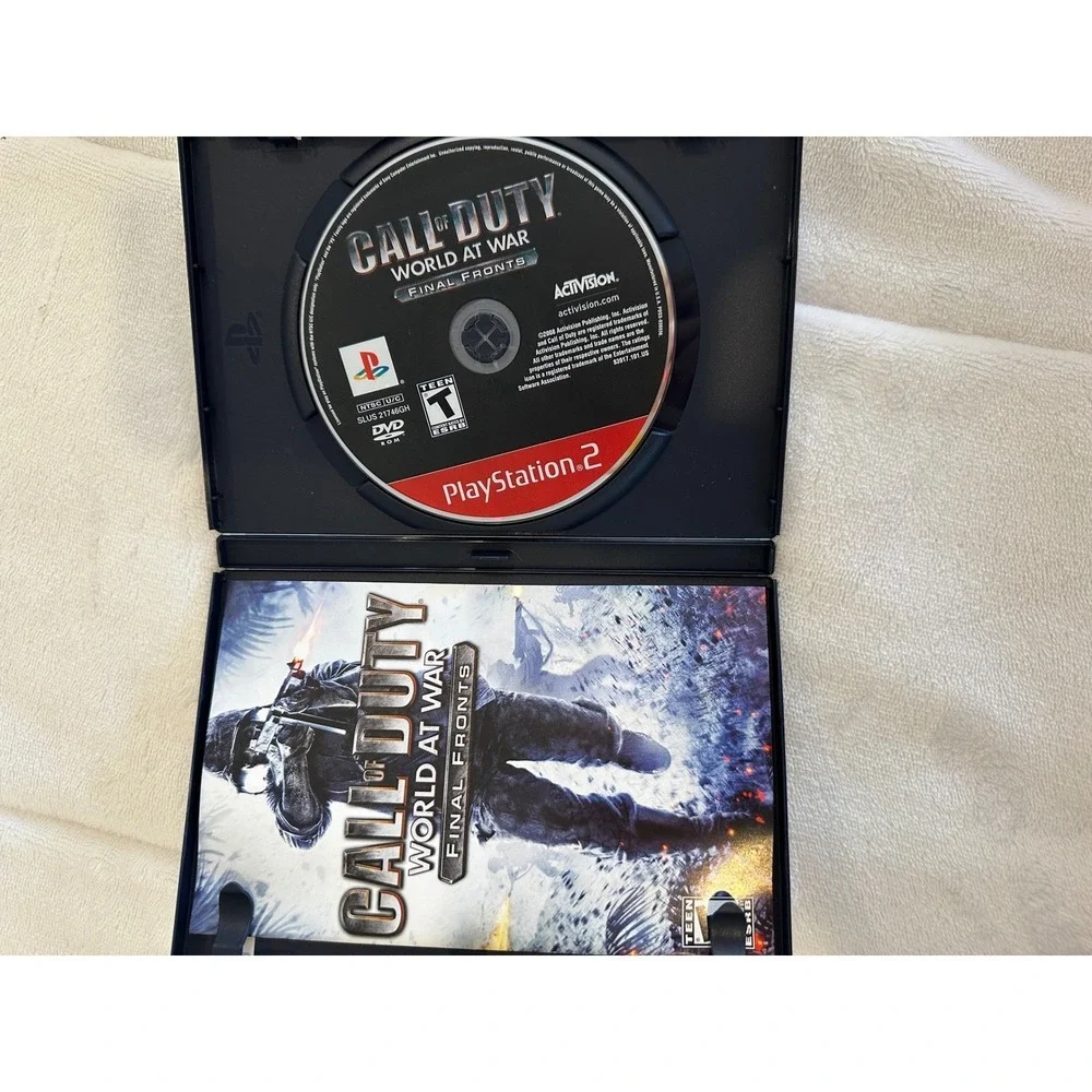 PlayStation 2 call‎ of duty world at war final fronts